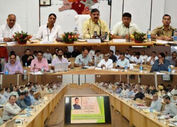 MP Jugal Kishore chairs DISHA meeting at Reasi