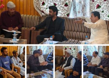 Javid Dar reviews compensation cases of Rohama–Ladoora road project affected families