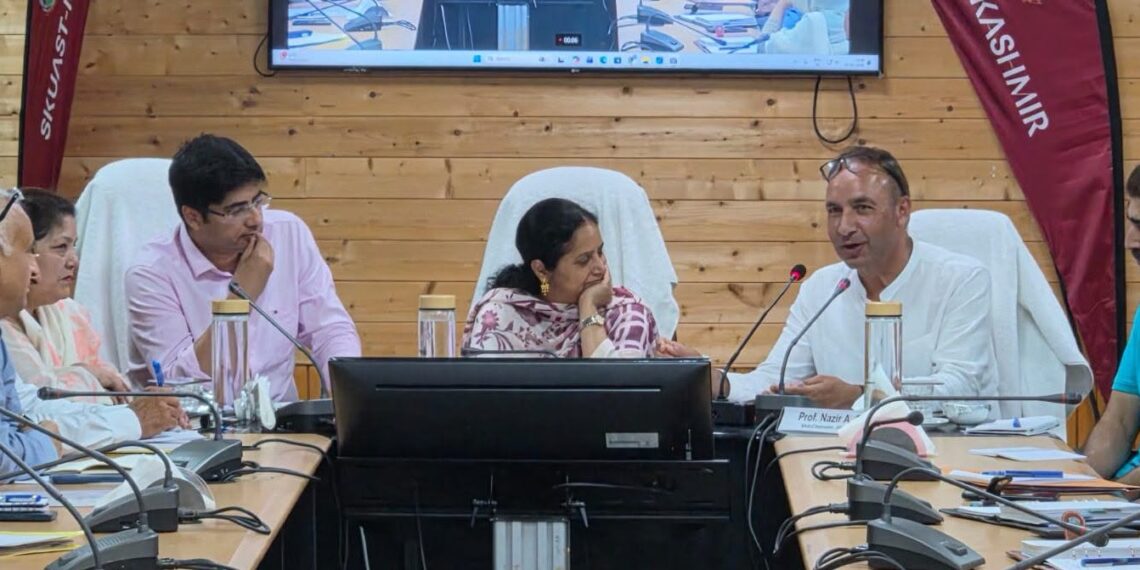 Mandeep Kaur reviews green campus initiatives at SKUAST-K Proposes replication in urban projects