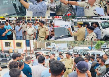 MVD Kishtwar, J&K Police conduct road safety awareness, vehicle fitness drive in Padder