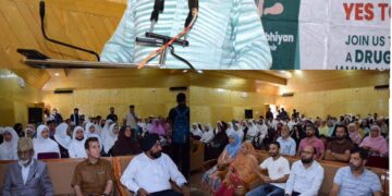 District Admin Pulwama, IRCS organise mega drug de-addiction awareness programme in Tral