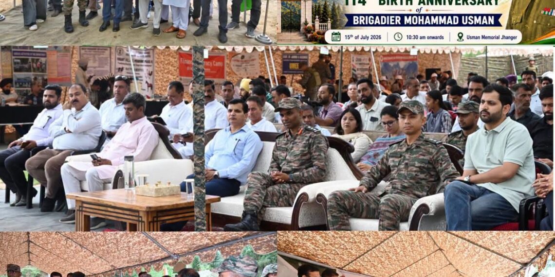 Rajouri administration marks Brigadier Mohammad Usman’s 114th birth anniversary with awareness camp