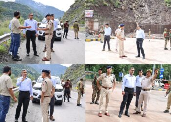 DC Ramban assesses restoration of National Highway