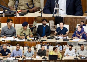 DC Srinagar, SSP review intensified anti-drugs enforcement measures in district
