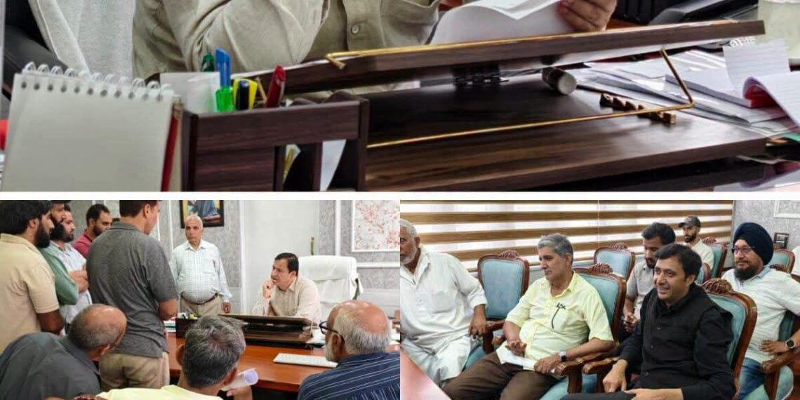 Javid Dar meets delegations, assures early redress of public grievances