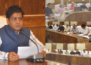 ADDC Budgam chairs review meeting on Mission Yuva