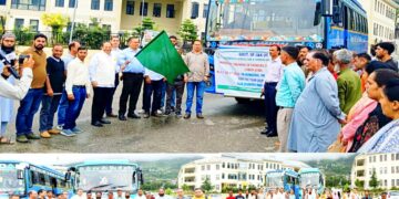 ADDC Kishtwar flags off batch of 96 farmers for 7-day exposure visit to Palampur