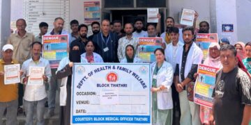 CHC Thathri organises dengue awareness programme during Anti Dengue Month