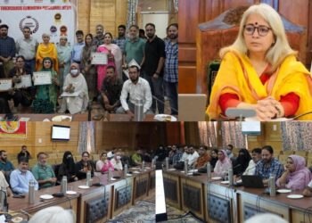 Gold Category TB Free Panchayat Awards : DC Bandipora felicitates 25 Gram Panchayats