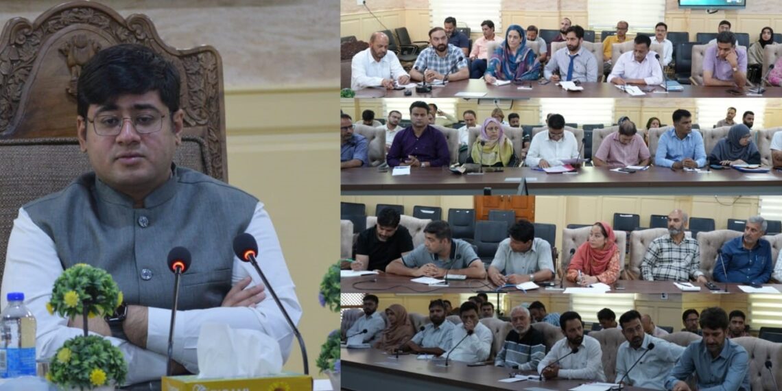 DC Ganderbal reviews implementation of HADP, JKCIP