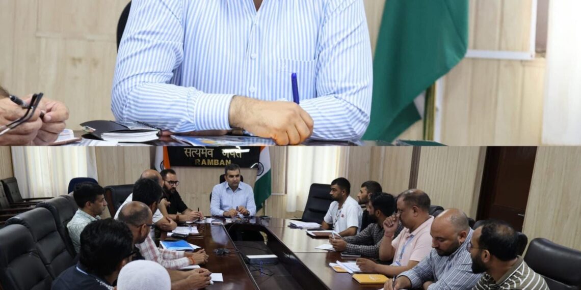 DC Ramban reviews progress of power sector schemes