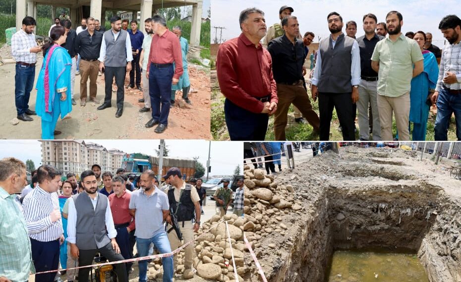 DC Srinagar inspects key ongoing development works at Children’s Hospital Bemina, Revenue Complex Shaletang