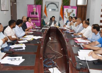 NABARD-RIDF : DC reviews progress of projects in Udhampur