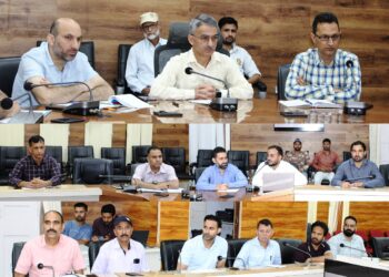 Mera Yuva Bharat : DDC Doda reviews District Advisory Committee meeting