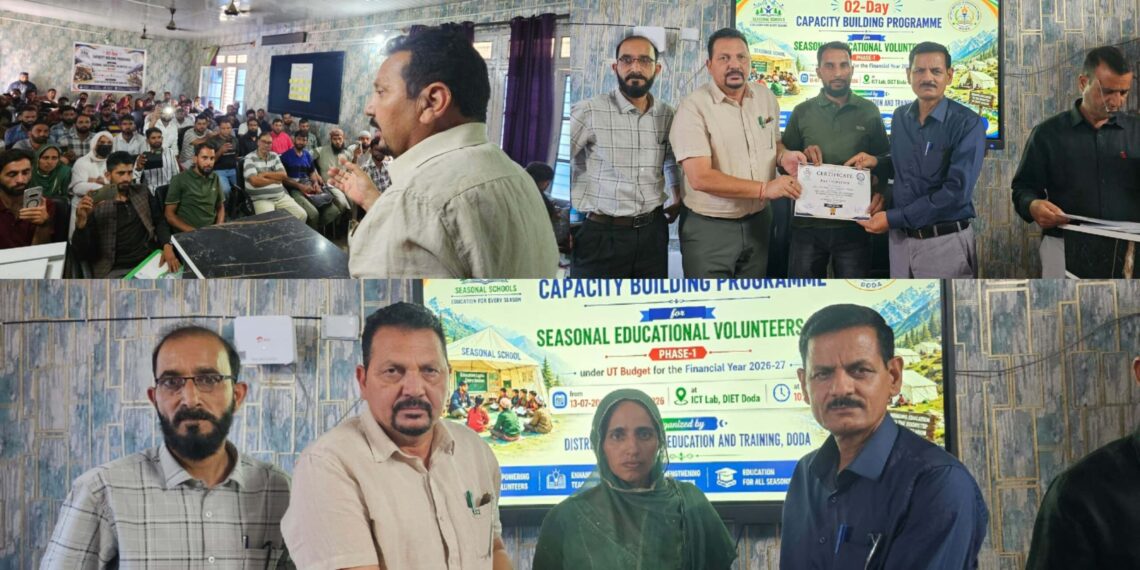 DIET Doda concludes 2-day capacity building programme for SEVs