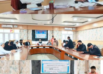 Reviewing Functioning of LADCs : DLSA Ganderbal holds meeting of Monitoring & Mentoring Committee