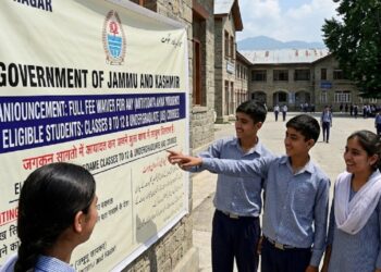 Govt announces full fee waiver for AAY students in Classes 9-12, UG courses