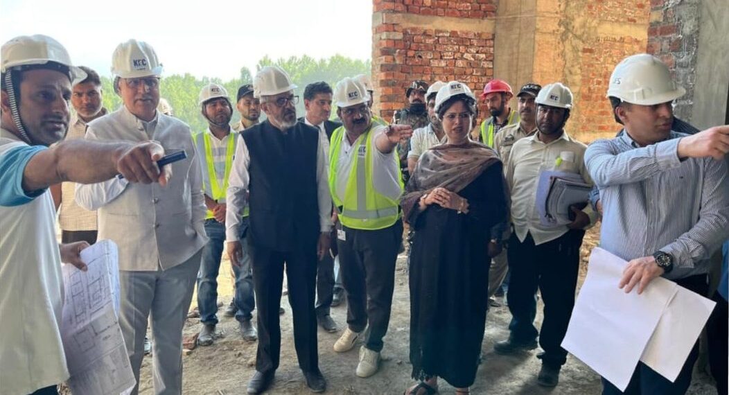 HC Judges inspect New High Court Complex site in Srinagar