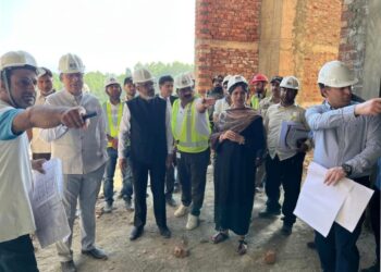 HC Judges inspect New High Court Complex site in Srinagar