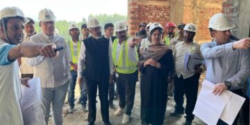 HC Judges inspect New High Court Complex site in Srinagar