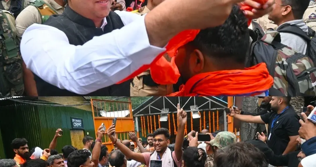 Amarnath Ji Yatra 2026 : First batch of pilgrims arrives at Base Camp Nunwan