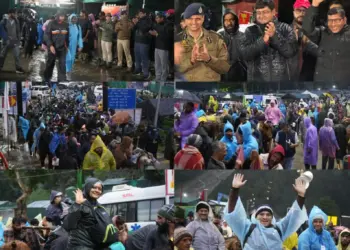 Amarnath Ji Yatra-2026 : First batch of pilgrims flagged-off from Baltal Base Camp