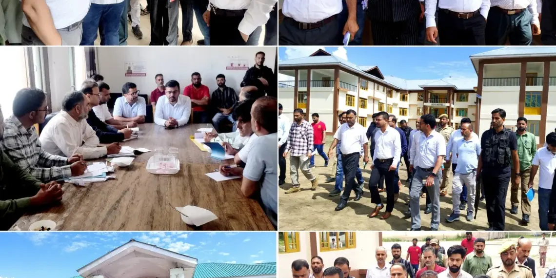 DC Kulgam visits Eklavya Model Residential School