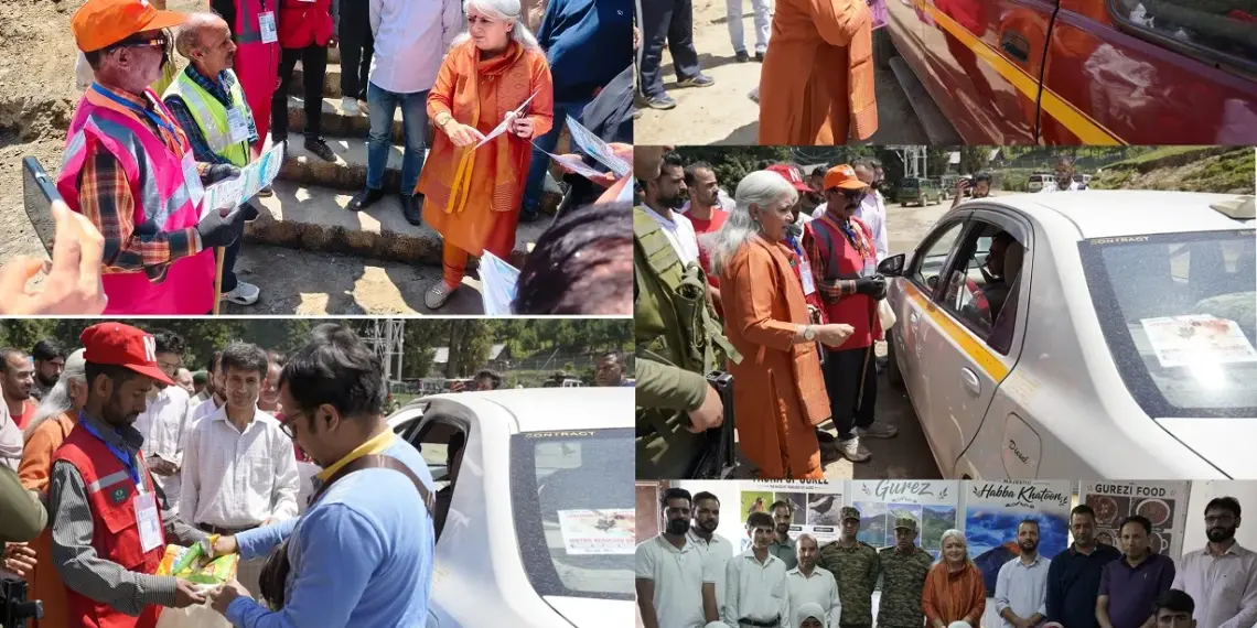 District Admin Bandipora sets up Plastic Checkpoint at Tragbal to protect Gurez Valley’s fragile ecology