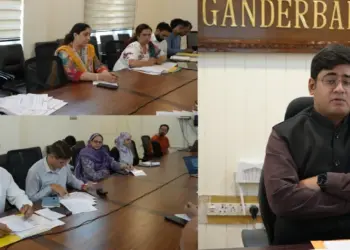 DC Ganderbal reviews implementation of Mission YUVA
