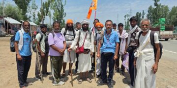 13 Jaipur pilgrims undertake 950-km foot march for SANJY