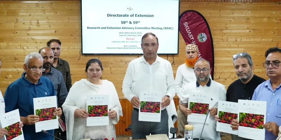 SKUAST-K reviews Research Roadmap at 58th, 59th REAC meetings