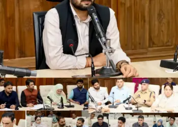 Inclement Weather Forecast  : DC Srinagar directs inter-departmental coordination, swift response mechanism