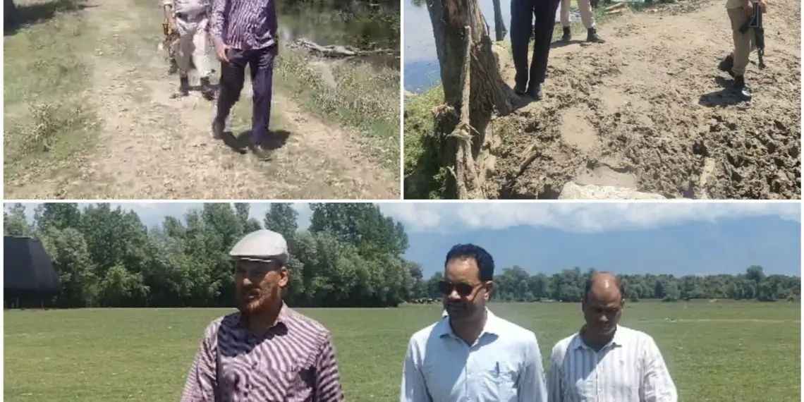 ADC Sopore visits Flood Prone Areas of Sub-division