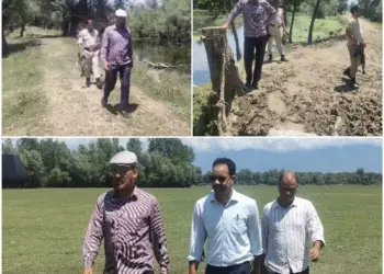 ADC Sopore visits Flood Prone Areas of Sub-division
