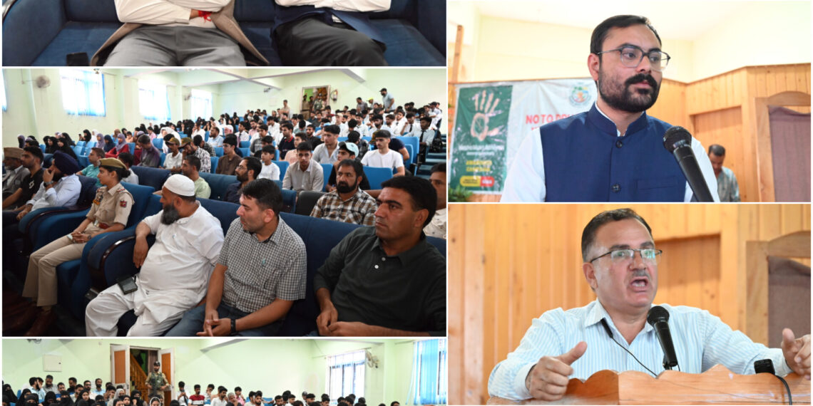 Stay away from drugs, become ambassadors of anti-drug movement: Gen Sec IRCS J&K