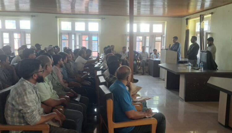 Vibrant Villages Programme-II : MD KPDCL visits Keran, reviews Development Works