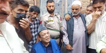 Speaker visits fire-affected families at Pakherpora