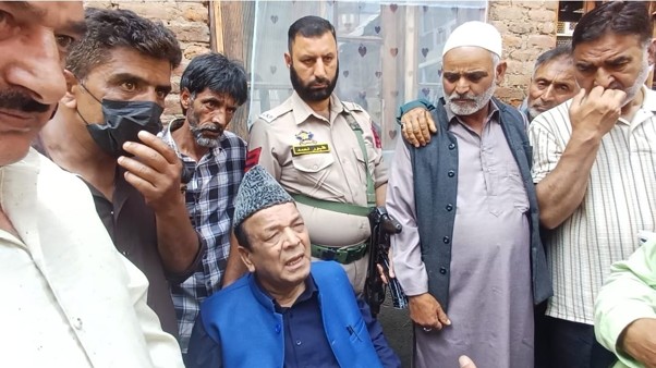 Speaker visits fire-affected families at Pakherpora