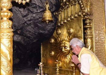 LG pays obeisance at SMVD shrine