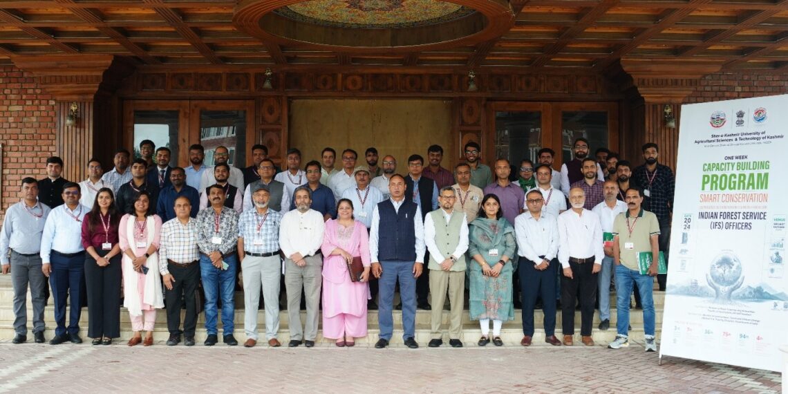 SKUAST-K trains IFS Officers from 14 states in AI-led Forest & Wildlife Conservation