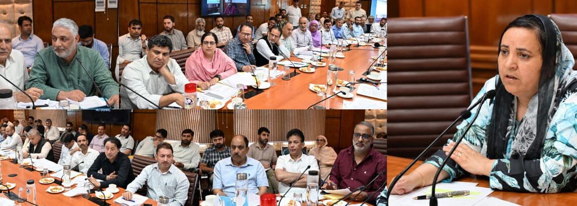 Sakeena Itoo reviews development issues of five constituencies