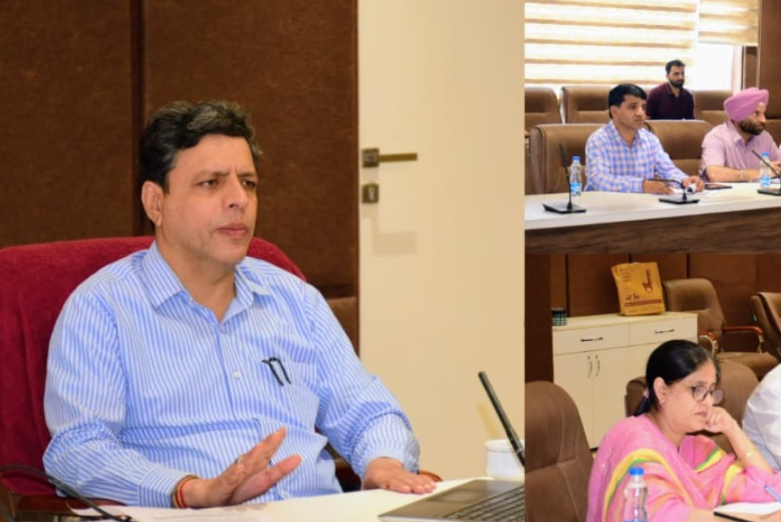 Sanjeev Verma chairs preparatory meeting for ECI’s Electoral Literacy Conference in Jammu