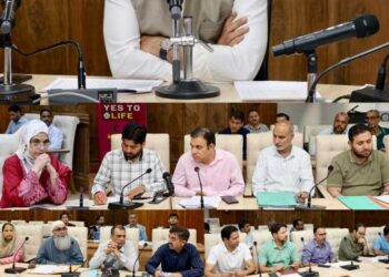 District Capex Budget 2026-27 : DC Srinagar reviews progress of works
