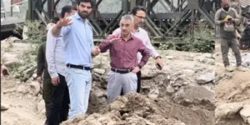 DC Doda assesses restoration works in flood affected areas of Thathri