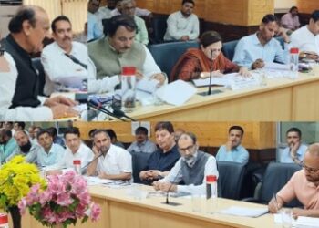 Slathia chairs PAC meeting on Jal Shakti Dept