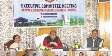 J&K Higher Education Council Executive Committee meets at KU