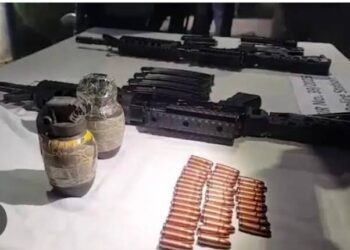 Arms, ammo seized in Kulgam orchards