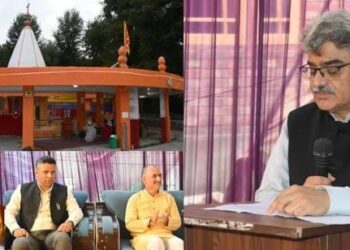 CS Atal Dulloo participates in Murti Pratishthan Divas celebrations at Uma Bhagwati Shrine Anantnag 