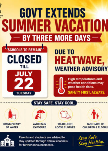 Govt extends summer vacation for Kashmir schools till Jul 22