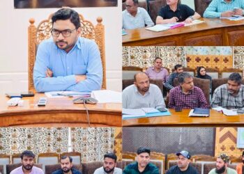 DDC Kupwara reviews progress of RDSS works